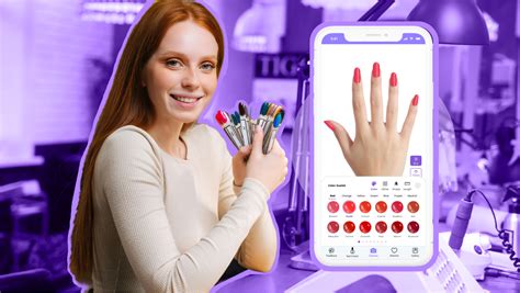 virtual nail polish app.